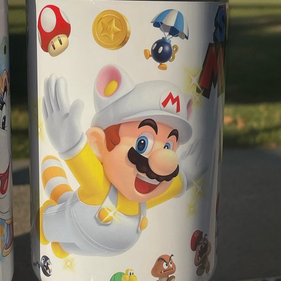 Nintendo Super Mario Bros Tumbler 40 oz tumbler with hand carry … - Picture 2 of 15